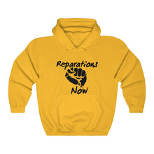 Load image into Gallery viewer, REPARATIONS NOW hooded sweatshirt