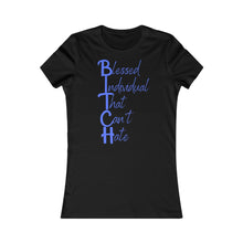 Load image into Gallery viewer, Women's Anti hate Tee Blue Print