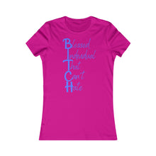 Load image into Gallery viewer, Women's Anti hate Tee Blue Print