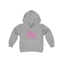 Load image into Gallery viewer, Youth Princesses Matter Hooded Sweatshirt Pink Print