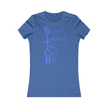 Load image into Gallery viewer, Women's Anti hate Tee Blue Print