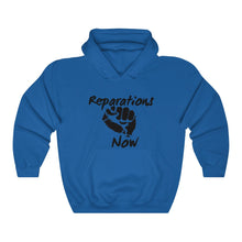 Load image into Gallery viewer, REPARATIONS NOW hooded sweatshirt