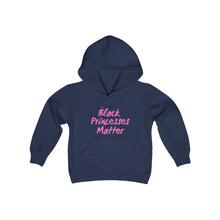 Load image into Gallery viewer, Youth Princesses Matter Hooded Sweatshirt Pink Print