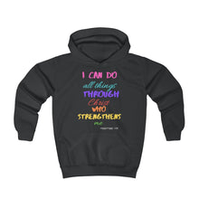 Load image into Gallery viewer, Strength Kids Hoodie pink multicolor