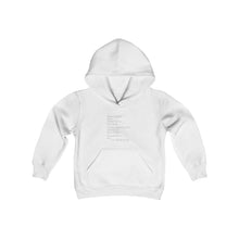 Load image into Gallery viewer, Youth Heavy Blend Hooded Black History Sweatshirt