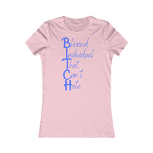 Load image into Gallery viewer, Women's Anti hate Tee Blue Print