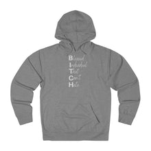 Load image into Gallery viewer, Women's Anti-hate Hoodie Grey Print