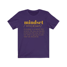 Load image into Gallery viewer, Unisex Mindset short sleeve tee shirt