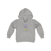 Load image into Gallery viewer, Youth Strength Hooded Sweatshirt Blue Print