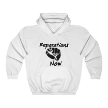 Load image into Gallery viewer, REPARATIONS NOW hooded sweatshirt
