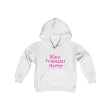 Load image into Gallery viewer, Youth Princesses Matter Hooded Sweatshirt Pink Print