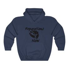 Load image into Gallery viewer, REPARATIONS NOW hooded sweatshirt