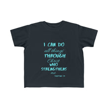 Load image into Gallery viewer, Young child's Strength Tee Blue Print
