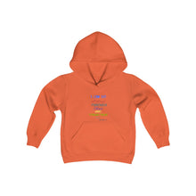Load image into Gallery viewer, Youth Strength Hooded Sweatshirt Blue Print