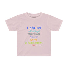 Load image into Gallery viewer, Toddler Strength Tee Blue Multi Print