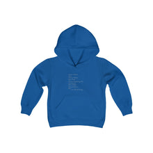 Load image into Gallery viewer, Youth Heavy Blend Hooded Black History Sweatshirt