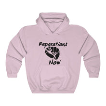 Load image into Gallery viewer, REPARATIONS NOW hooded sweatshirt