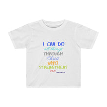 Load image into Gallery viewer, Toddler Strength Tee Blue Multi Print