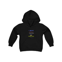 Load image into Gallery viewer, Youth Strength Hooded Sweatshirt Blue Print