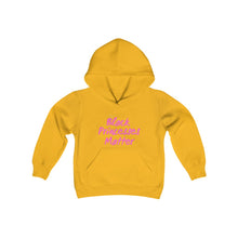 Load image into Gallery viewer, Youth Princesses Matter Hooded Sweatshirt Pink Print