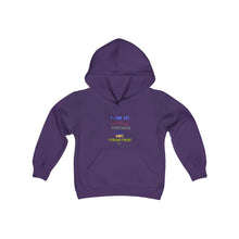 Load image into Gallery viewer, Youth Strength Hooded Sweatshirt Blue Print