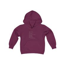 Load image into Gallery viewer, Youth Heavy Blend Hooded Black History Sweatshirt