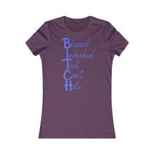Load image into Gallery viewer, Women's Anti hate Tee Blue Print