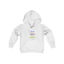 Load image into Gallery viewer, Youth Strength Hooded Sweatshirt Blue Print