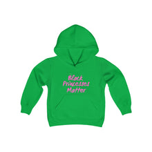 Load image into Gallery viewer, Youth Princesses Matter Hooded Sweatshirt Pink Print