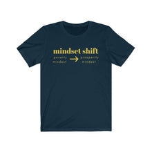 Load image into Gallery viewer, Unisex Mindset shift short sleeve tee shirt