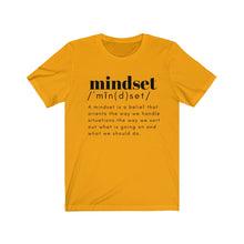 Load image into Gallery viewer, Unisex Mindset short sleeve tee shirt