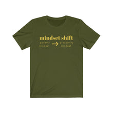 Load image into Gallery viewer, Unisex Mindset shift short sleeve tee shirt