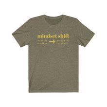 Load image into Gallery viewer, Unisex Mindset shift short sleeve tee shirt
