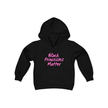 Load image into Gallery viewer, Youth Princesses Matter Hooded Sweatshirt Pink Print