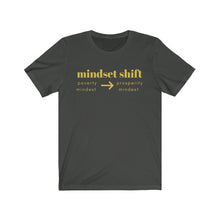 Load image into Gallery viewer, Unisex Mindset shift short sleeve tee shirt
