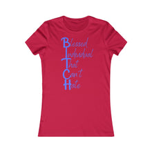 Load image into Gallery viewer, Women's Anti hate Tee Blue Print