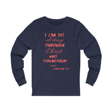 Load image into Gallery viewer, Women's Long Sleeve Strength Tee Red Print