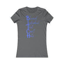 Load image into Gallery viewer, Women's Anti hate Tee Blue Print