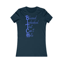 Load image into Gallery viewer, Women's Anti hate Tee Blue Print