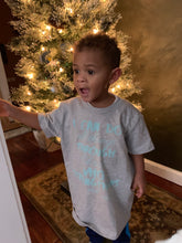 Load image into Gallery viewer, Young child's Strength Tee Blue Print