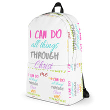 Load image into Gallery viewer, Strength Backpack white/pink