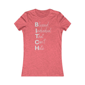 Women's Anti Hate Tee Grey Print