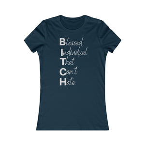 Women's Anti Hate Tee Grey Print