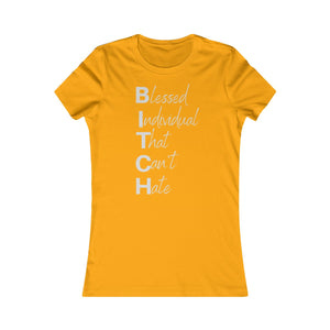 Women's Anti Hate Tee Grey Print