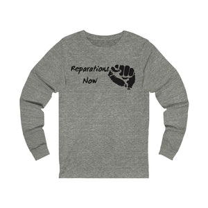 Women's Reparations Long Sleeve Tee Black Print