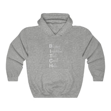Load image into Gallery viewer, Anti-hate Hooded Sweatshirt grey