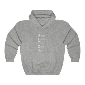 Anti-hate Hooded Sweatshirt grey