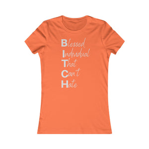 Women's Anti Hate Tee Grey Print