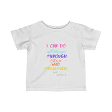 Load image into Gallery viewer, Infant Strength Tee Pink Multi Print