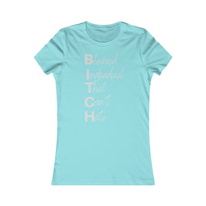 Women's Anti Hate Tee Grey Print